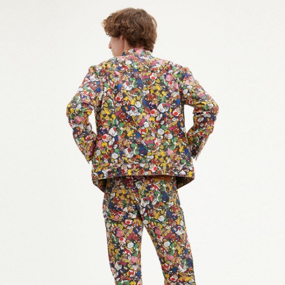 NWT Levi’s x Nintendo Super Mario Collab Denim Jacket - Picture 3 of 7